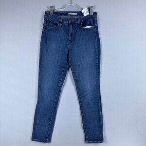 Levis 721 High Rise Skinny Jeans Womens Size 31 Stretch Dark Wash Blue